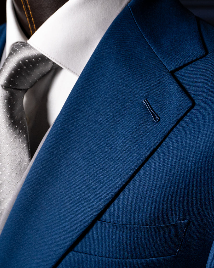 Giotto Blue Avio suit with Vest