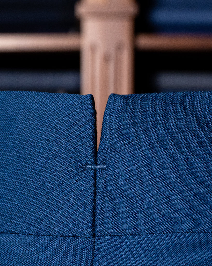 Giotto Blue Avio suit with Vest