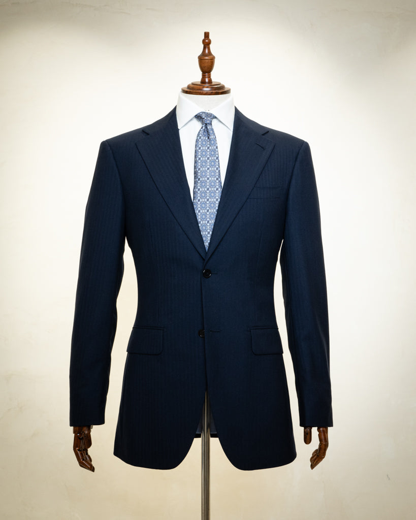 Abito Giotto Blu Chiaro Spinato