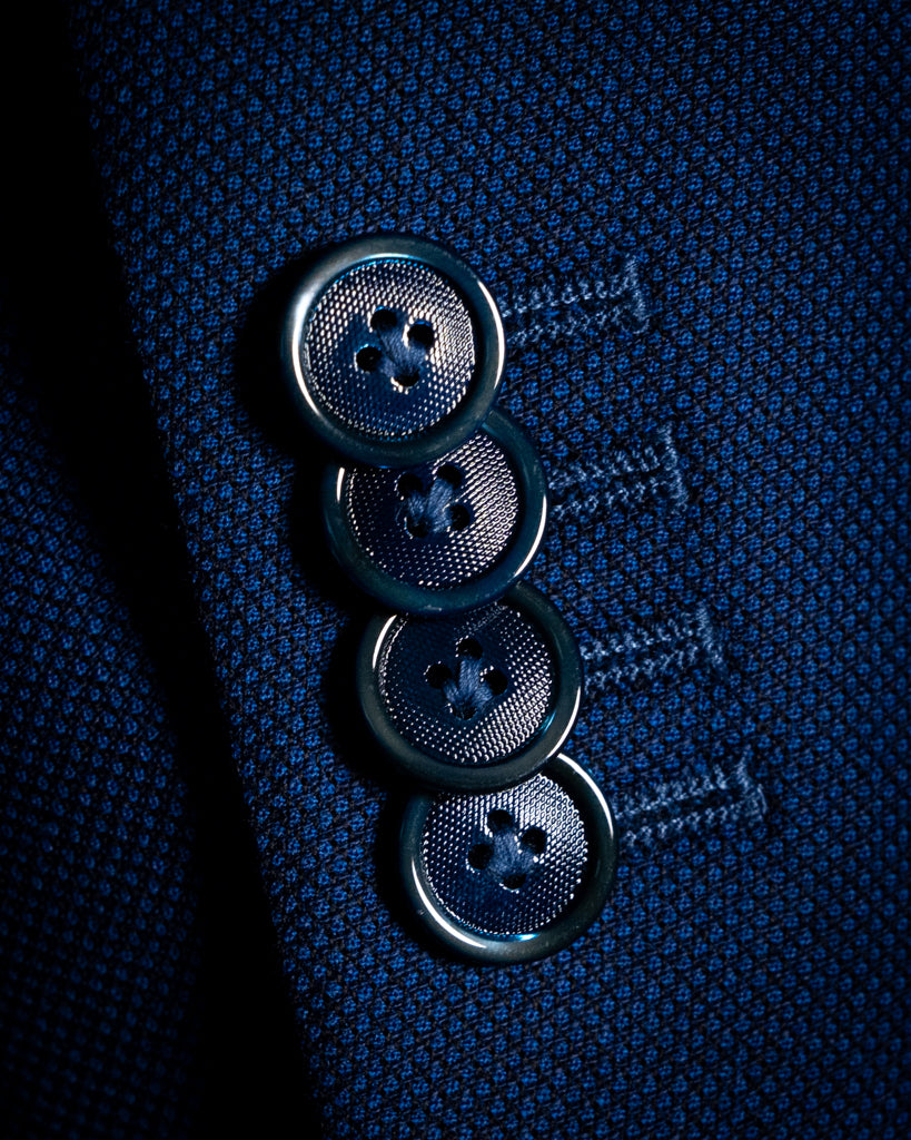 Abito Giotto Occhio Di Pernice Blu Chiaro