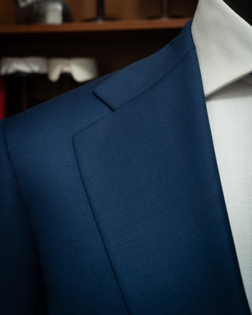 Bright Blue Giotto Suit with Vest