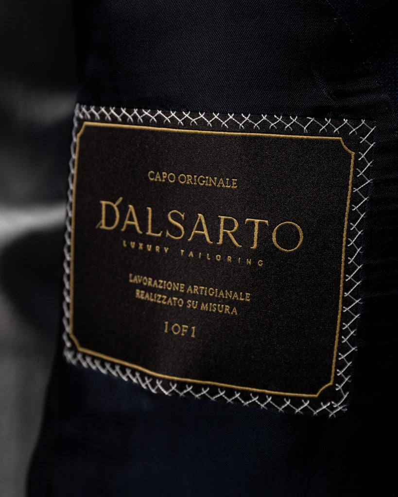 Giotto Peacock Blue Prince of Wales Suit