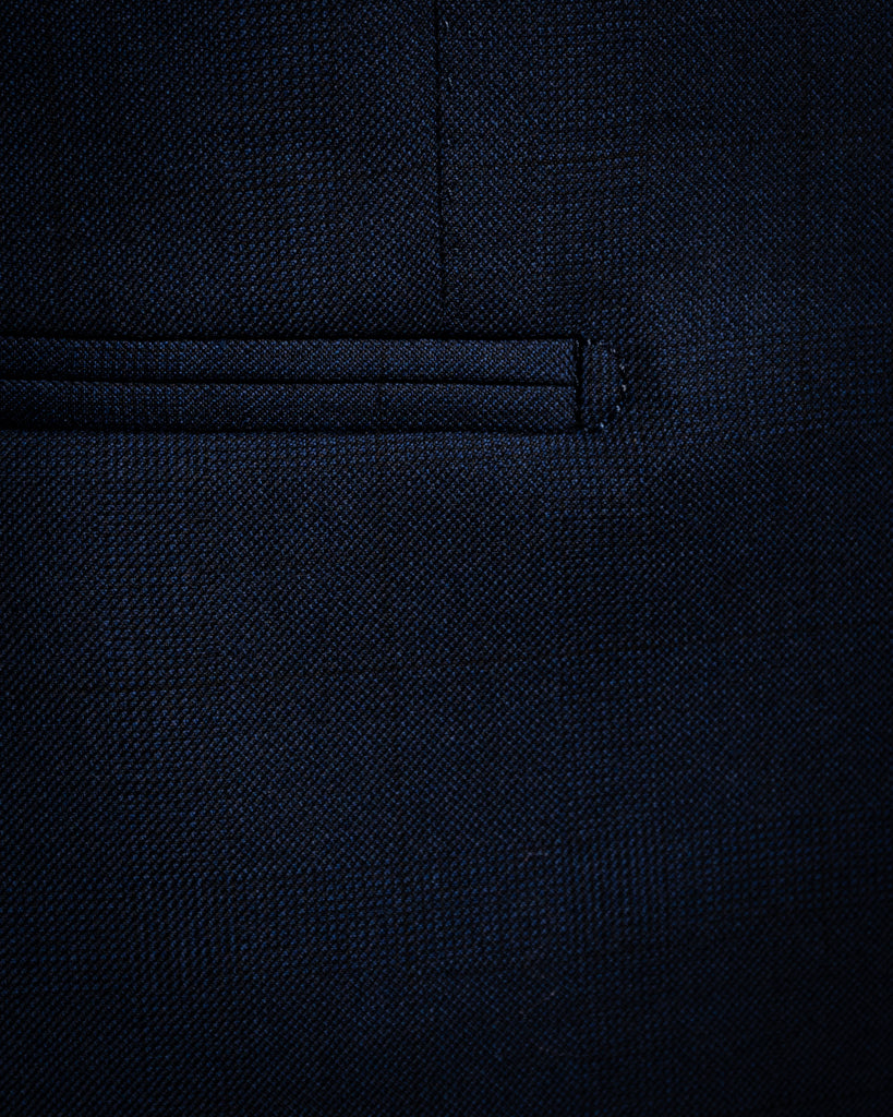 Giotto Peacock Blue Prince of Wales Suit