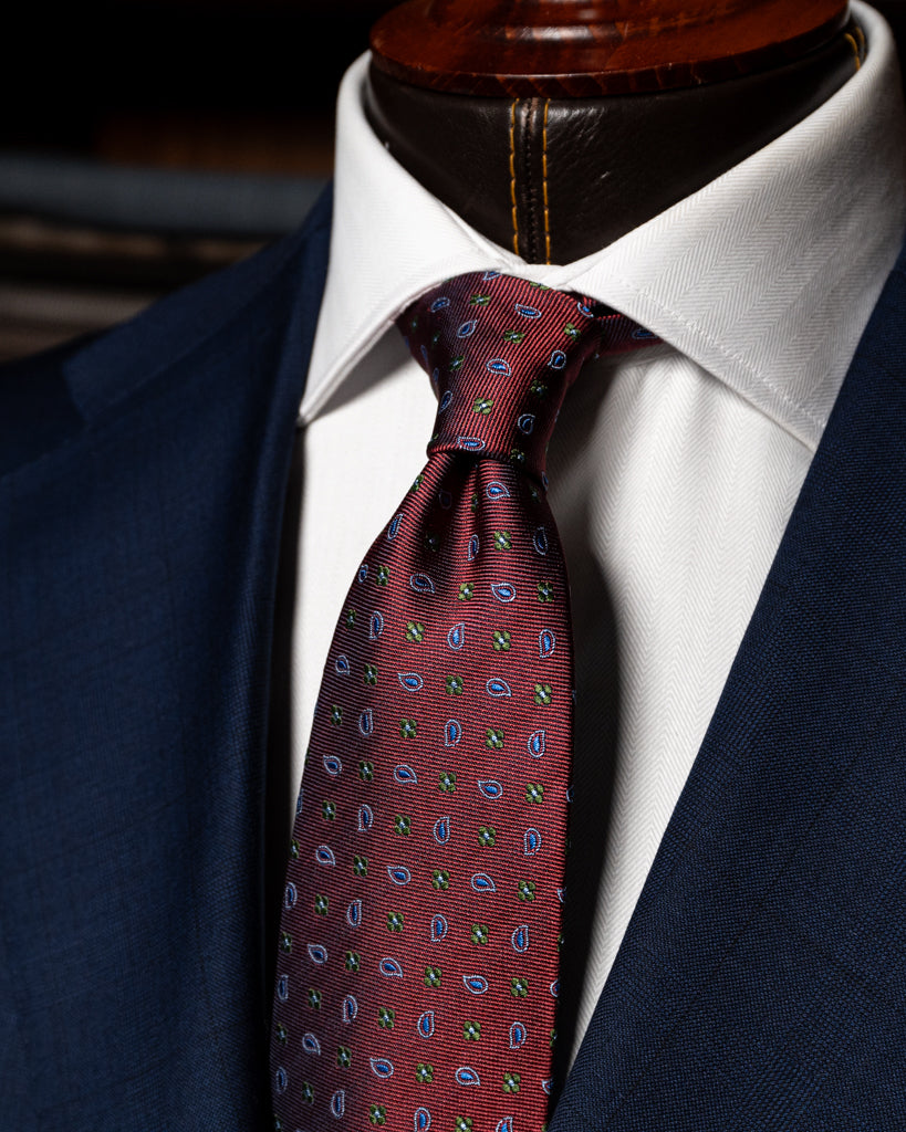 Giotto Peacock Blue Prince of Wales Suit