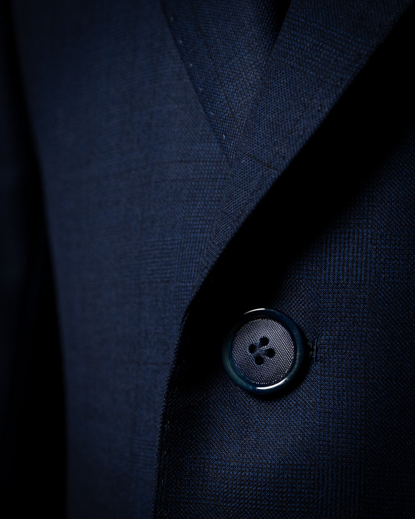 Giotto Peacock Blue Prince of Wales Suit