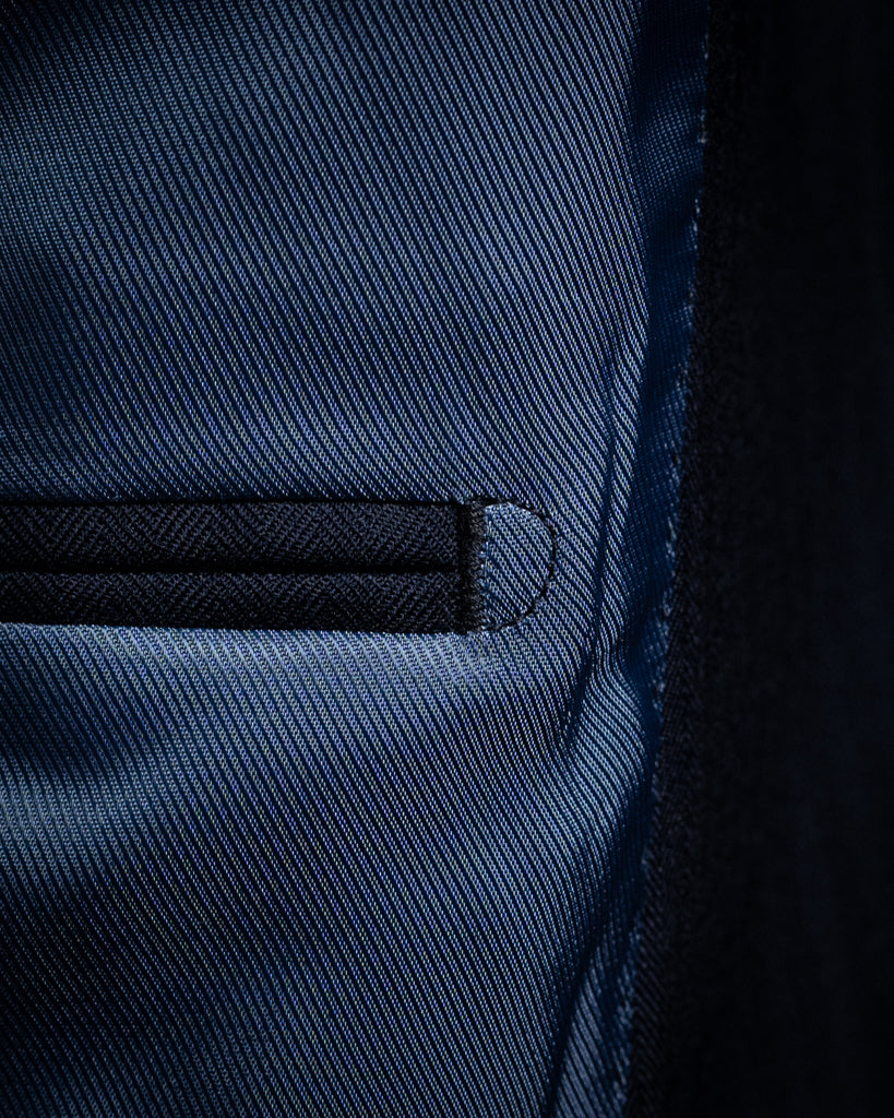 Abito Giotto Blu Scuro Spinato