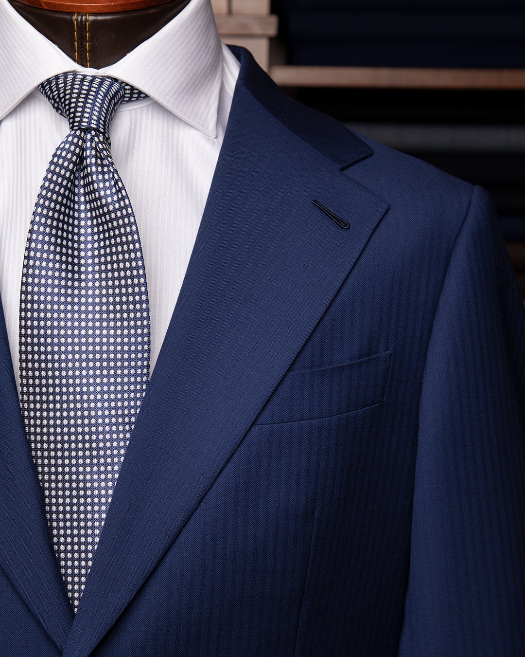 Abito Giotto Blu Spinato