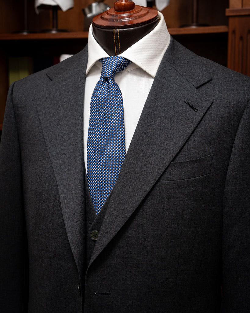 Dark Grey Giotto Suit with Vest