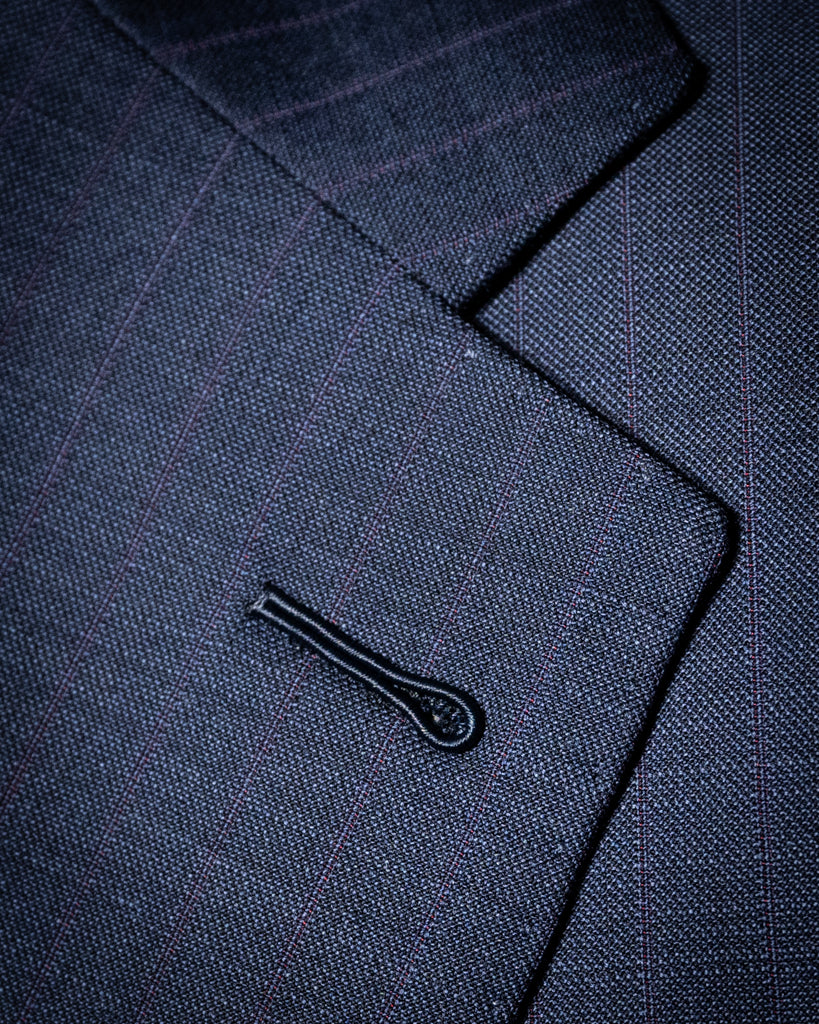 Giotto Navy Blue Pinstripe Suit