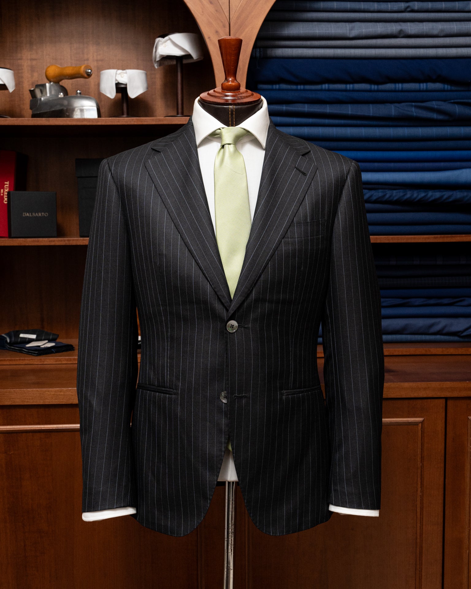 Dark Pinstripe Giotto Suit
