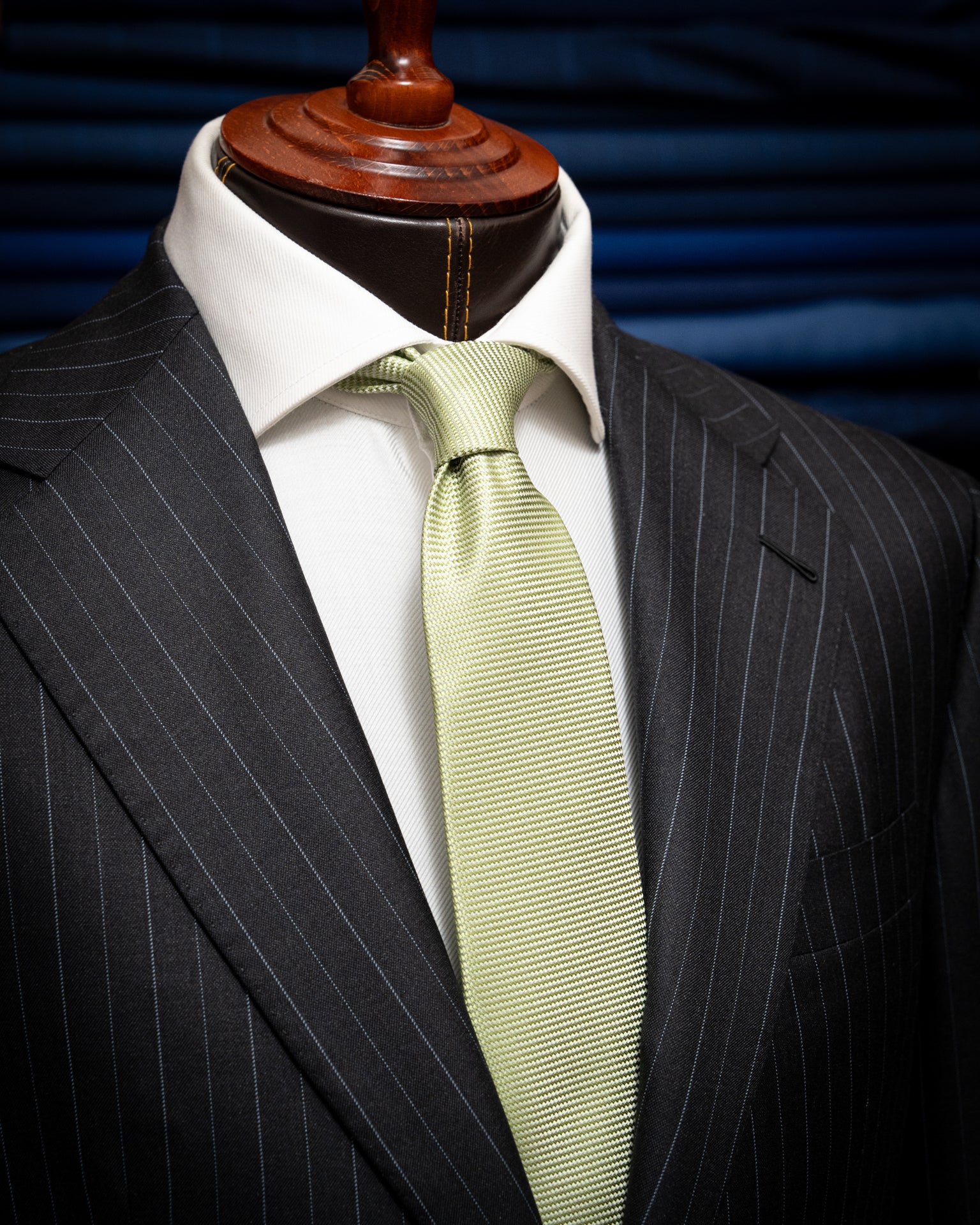 Dark Pinstripe Giotto Suit