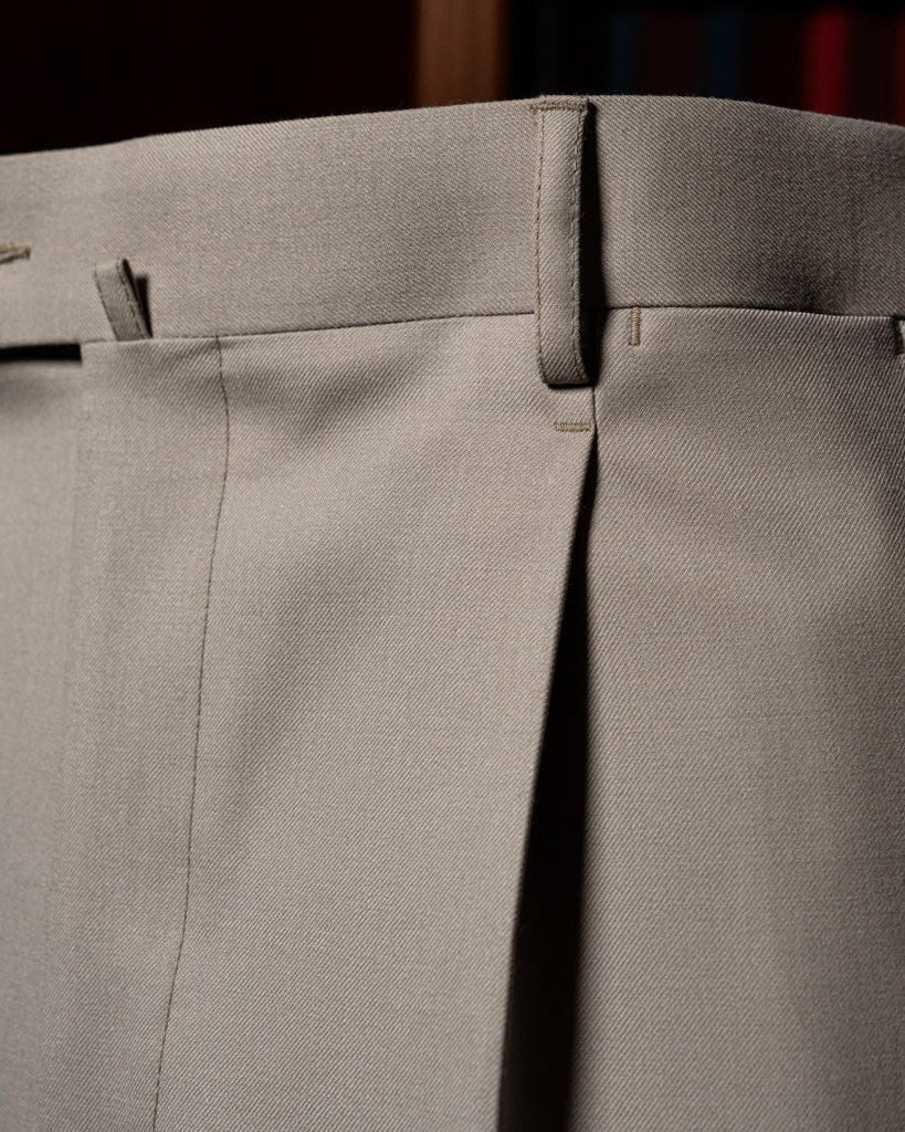 Beige Giotto Suit with Vest