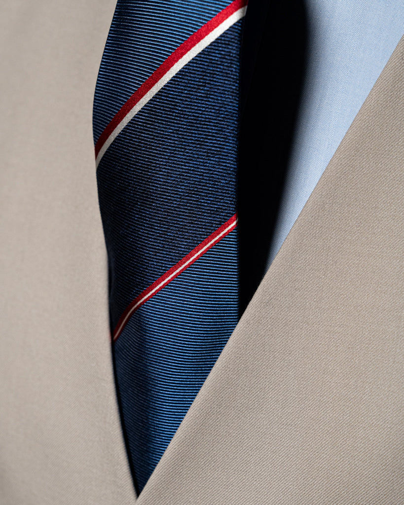Beige Giotto Suit with Vest