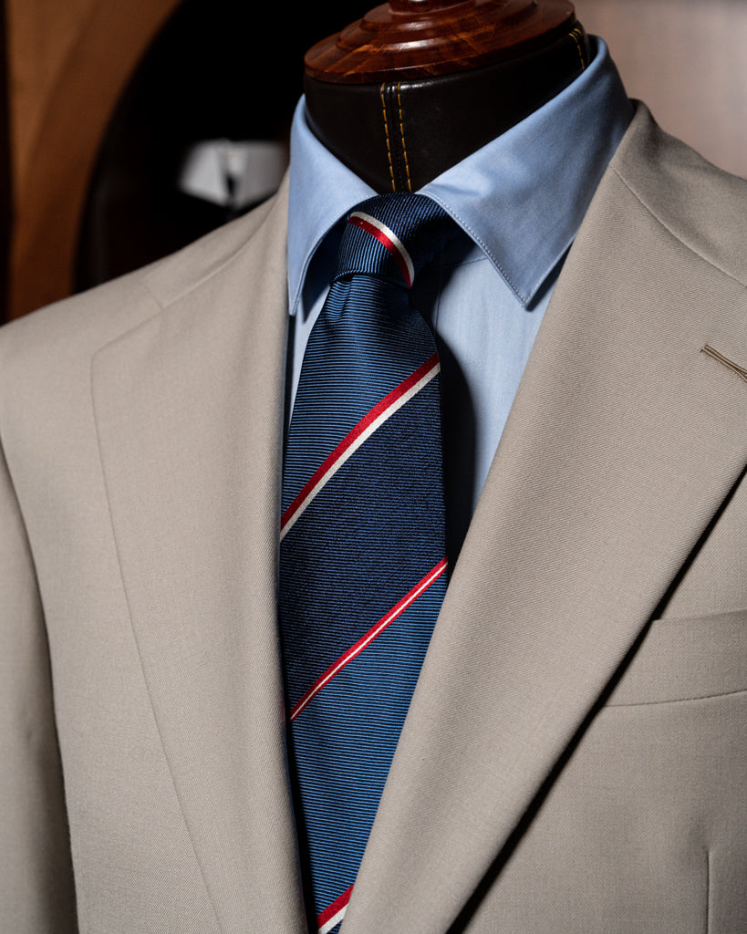 Beige Giotto Suit with Vest