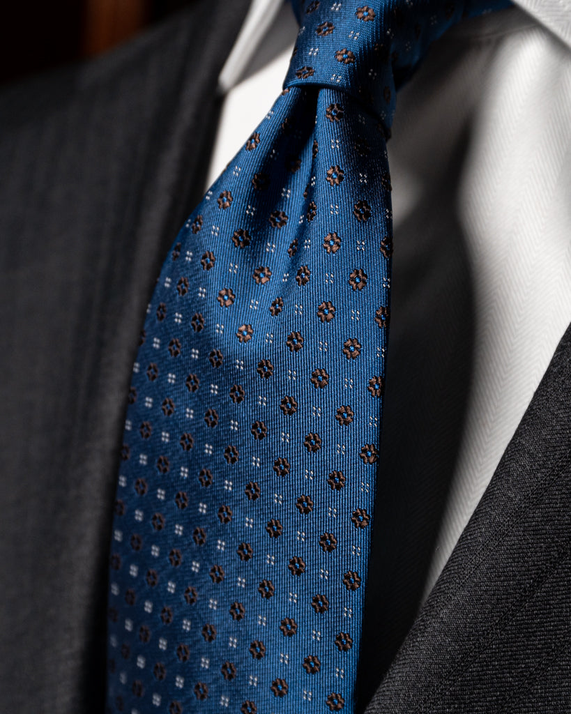 Giotto Gray Herringbone Wide Suit