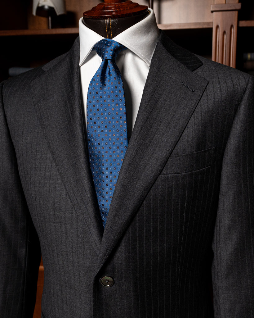 Abito Giotto Grigio Spinato Largo