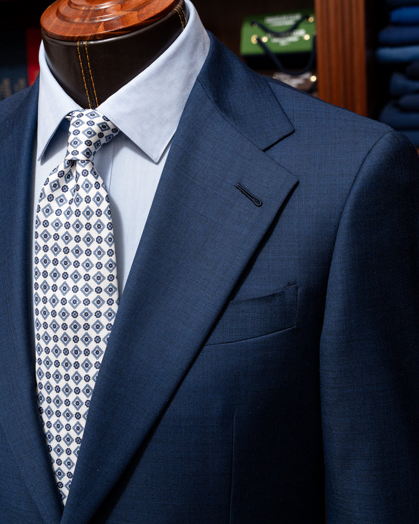 Abito Giotto in Twill Blu Notte