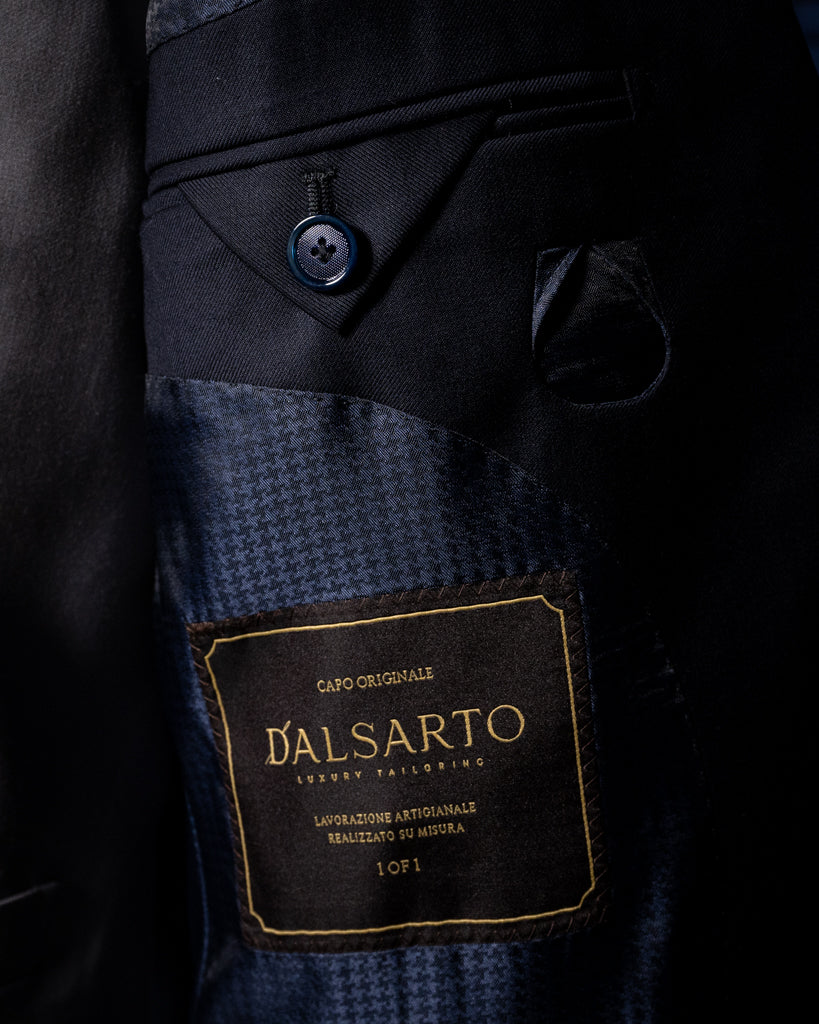 Dark Blue Giotto Suit with Vest
