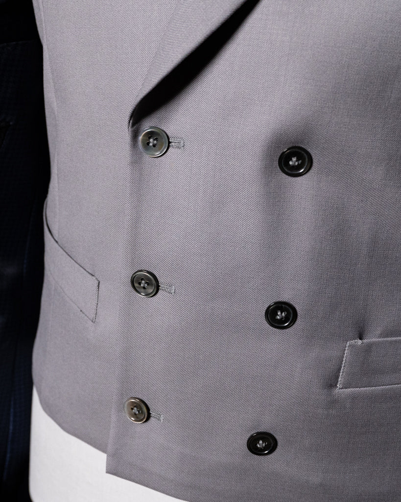 Dark Blue Giotto Suit with Vest