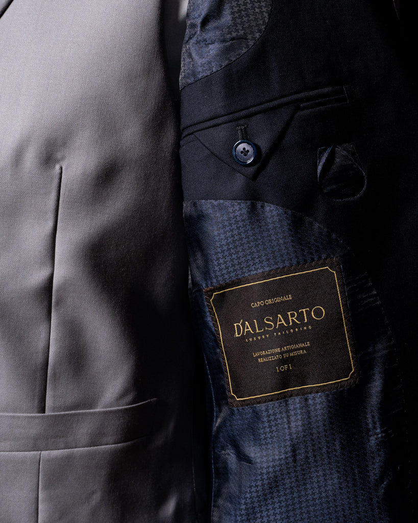 Dark Blue Giotto Suit with Vest