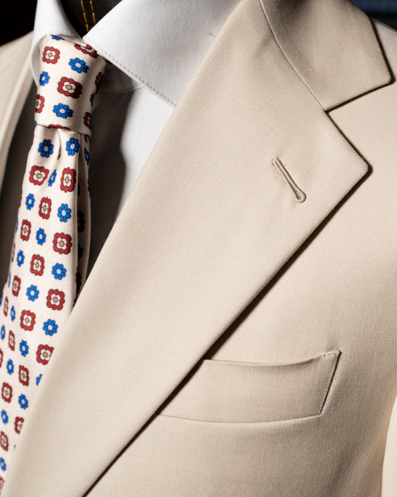 Giotto Unlined Beige Suit