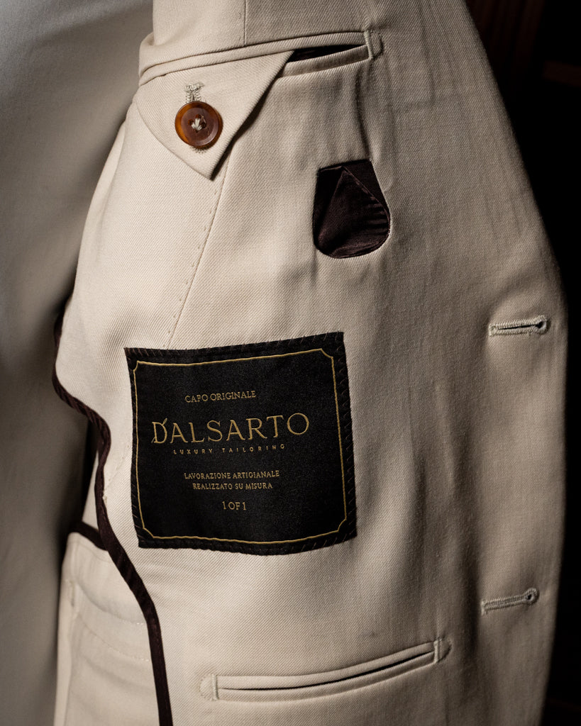 Giotto Unlined Beige Suit