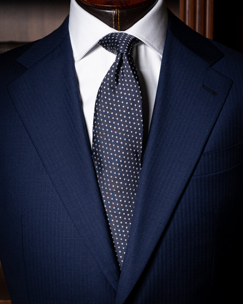 Abito Giotto Spinato Blu Navy