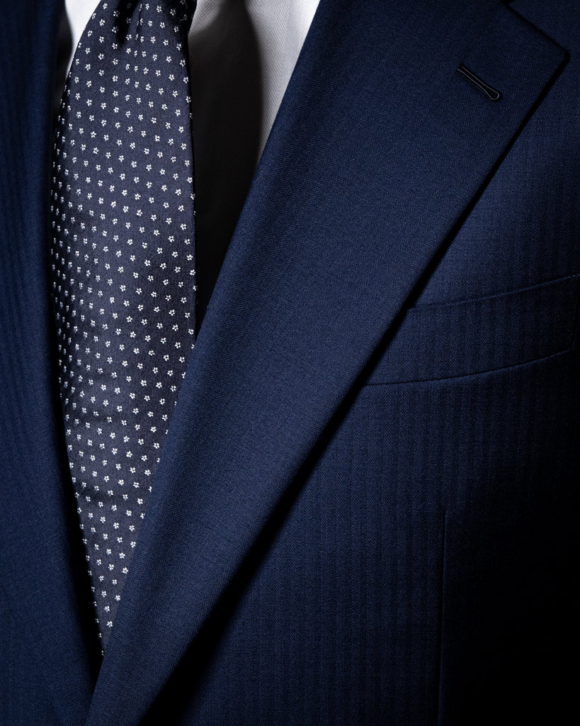 Abito Giotto Spinato Blu Navy