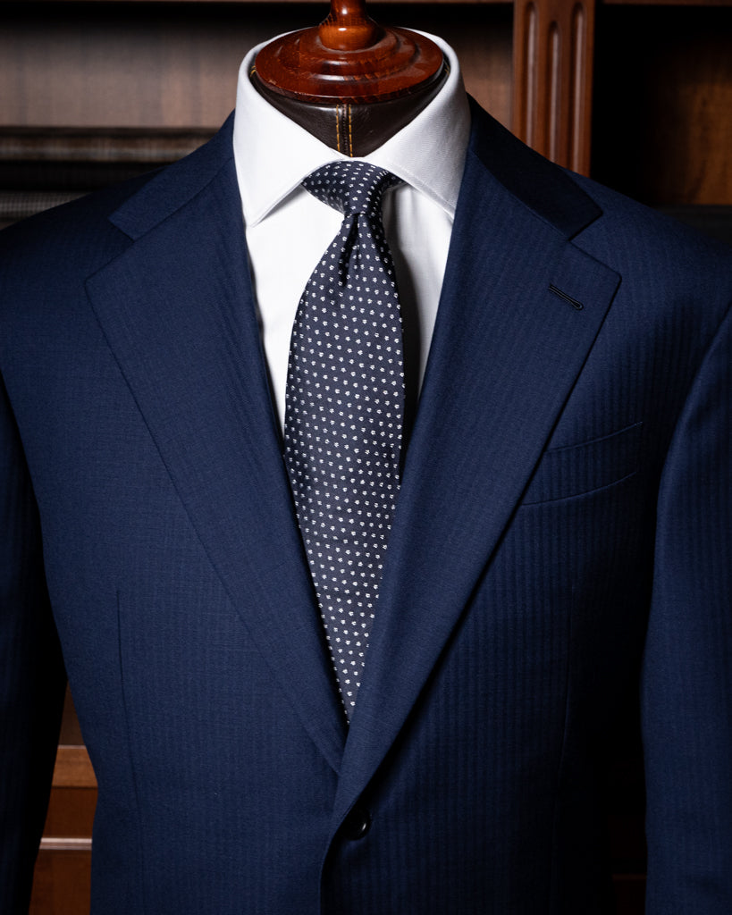Abito Giotto Spinato Blu Navy