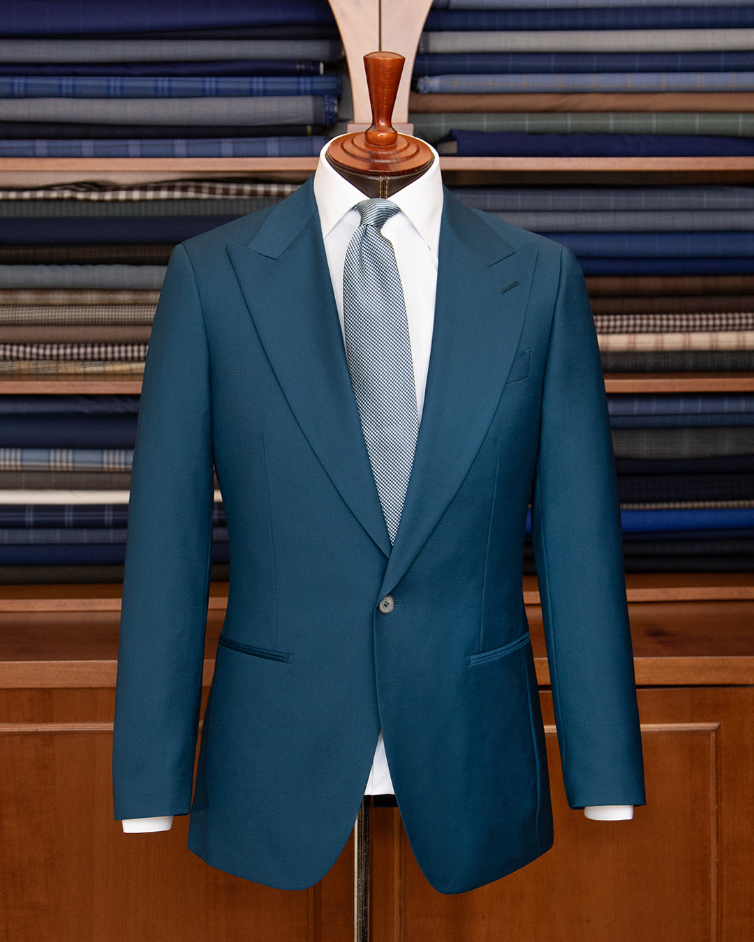 Abito Modernico Blu Ottanio