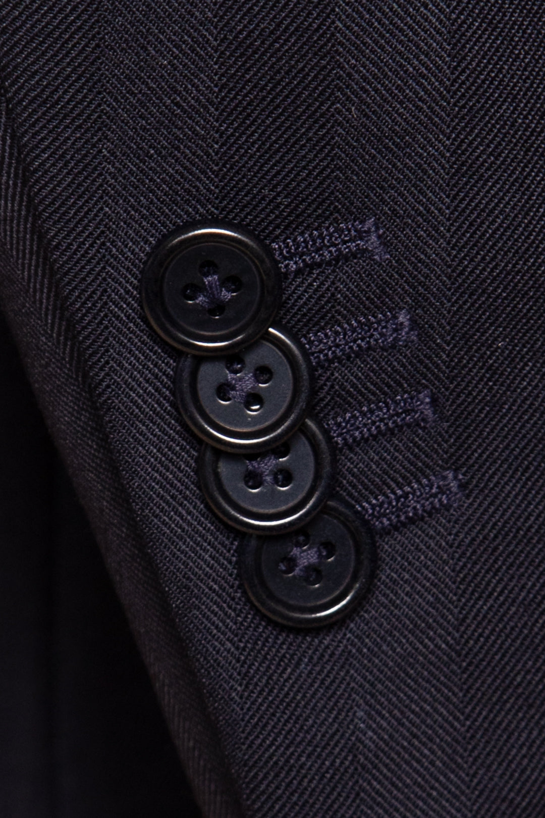 Abito Modernico Blu Scuro Spinato