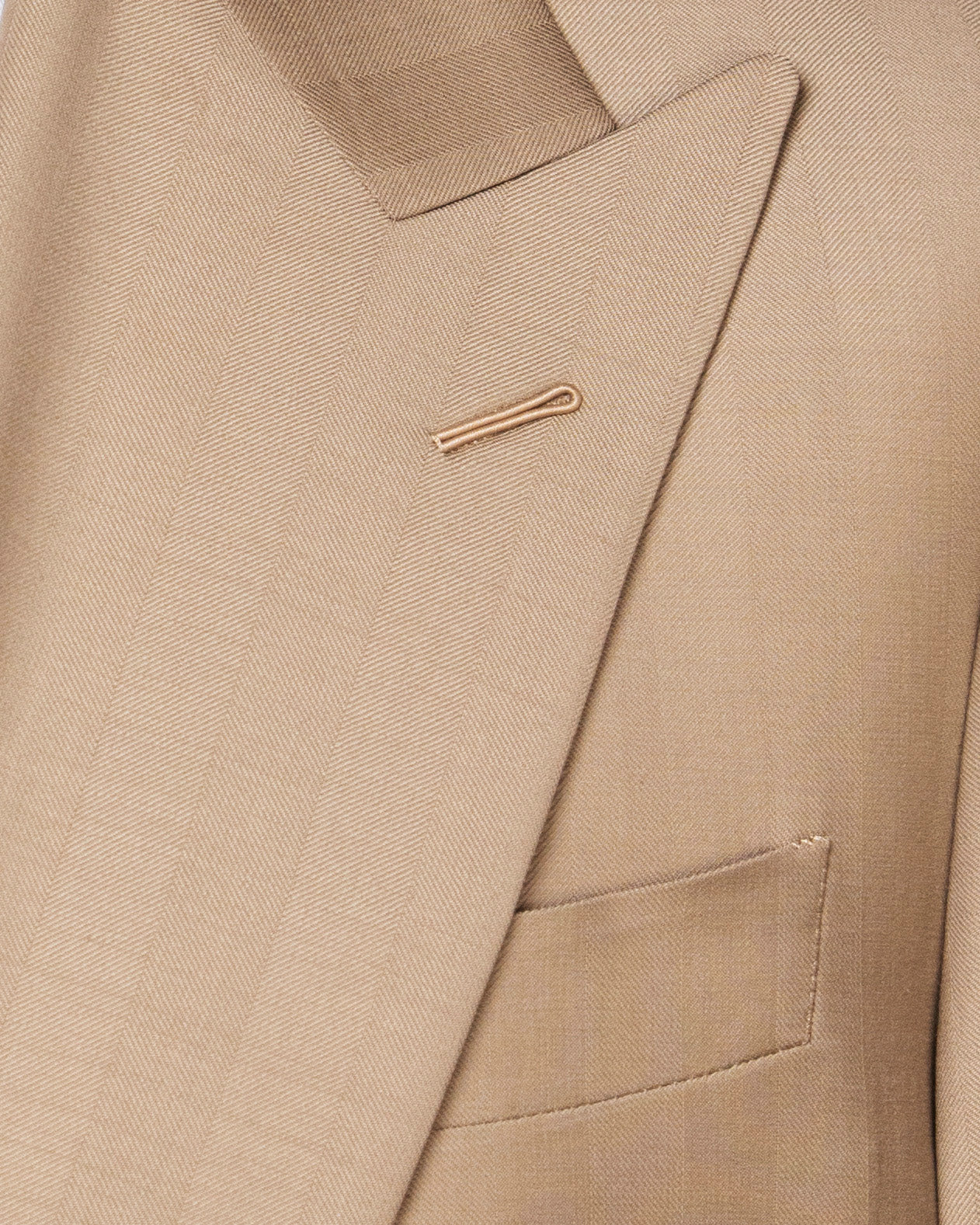 Abito Perugino Beige Spinato Sfoderato