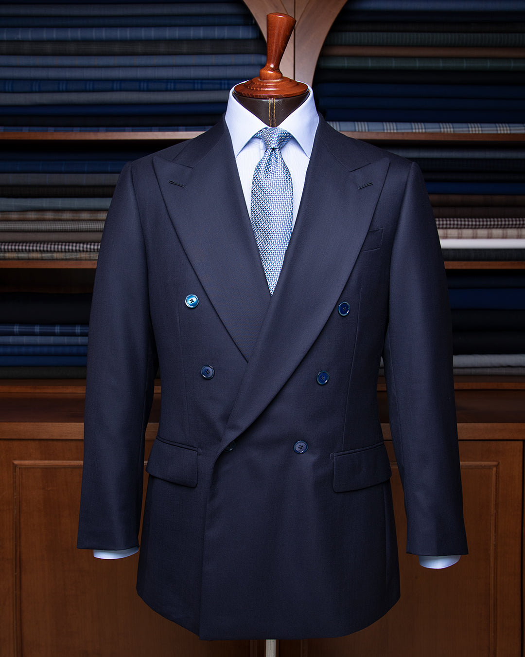 Abito Perugino Blu Petrolio Scuro