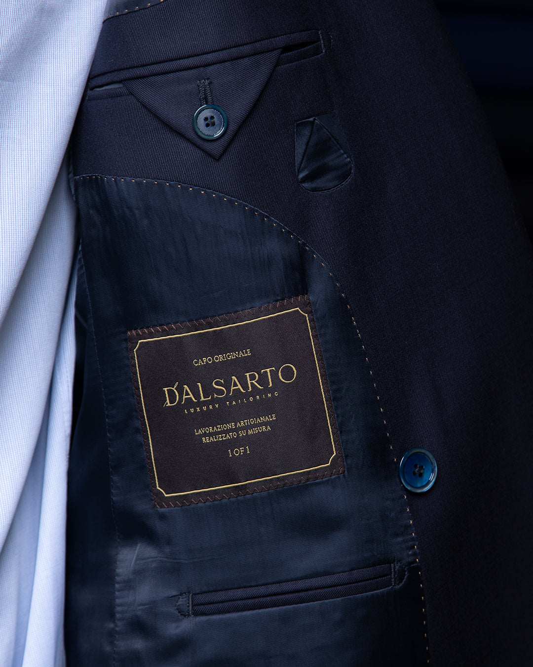 Abito Perugino Blu Petrolio Scuro