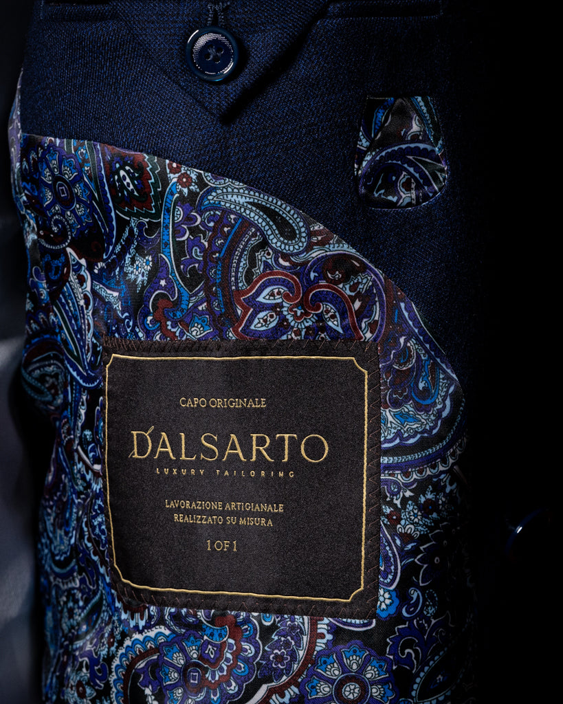 Abito Perugino Check Blue