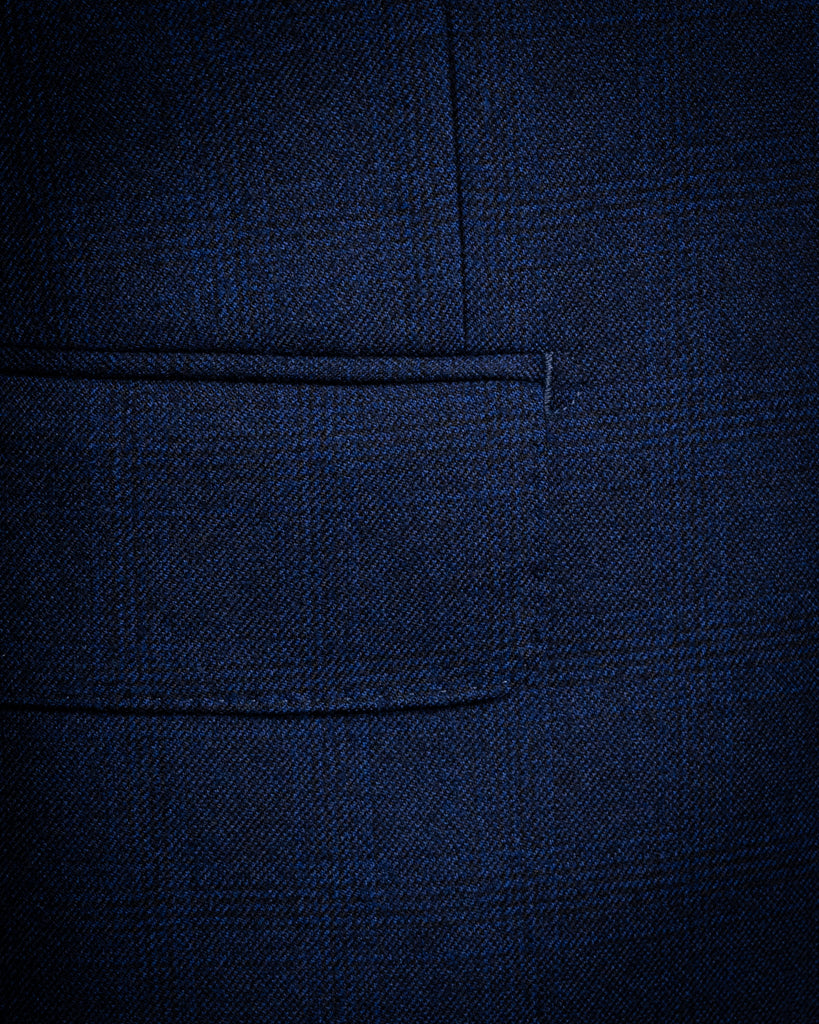 Abito Perugino Check Blue