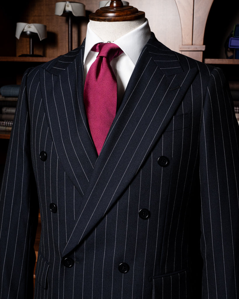 Perugino Blue Pinstripe Suit