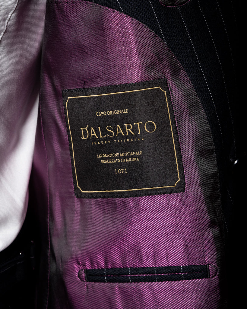 Perugino Blue Pinstripe Suit