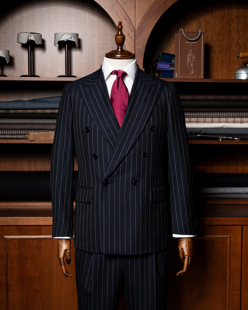 Perugino Blue Pinstripe Suit
