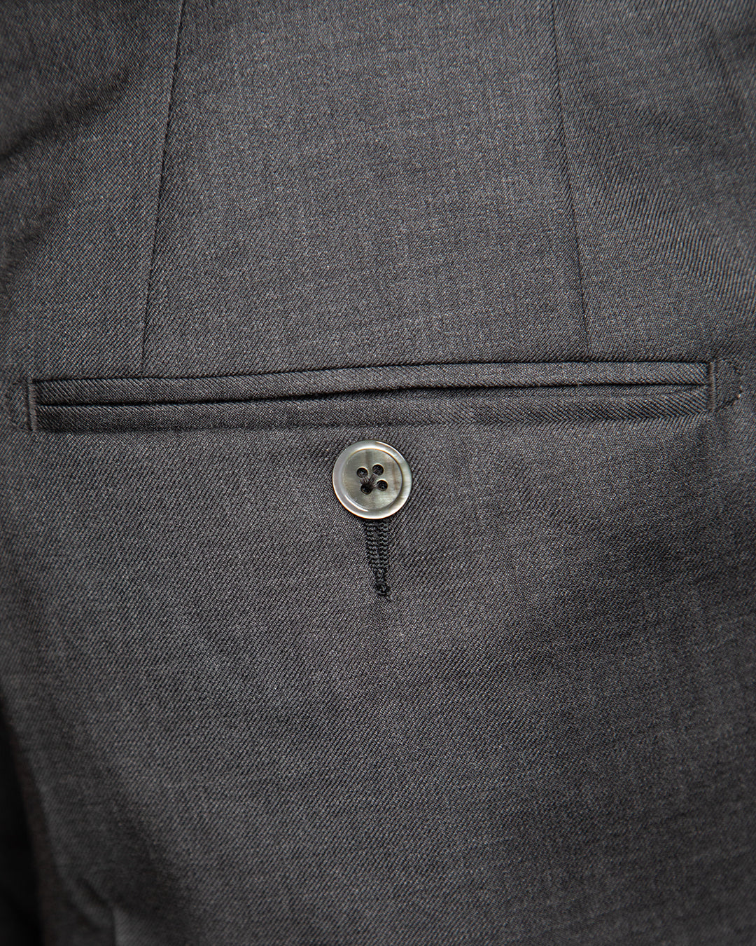Perugino Double-Breasted Grey Wool Suit