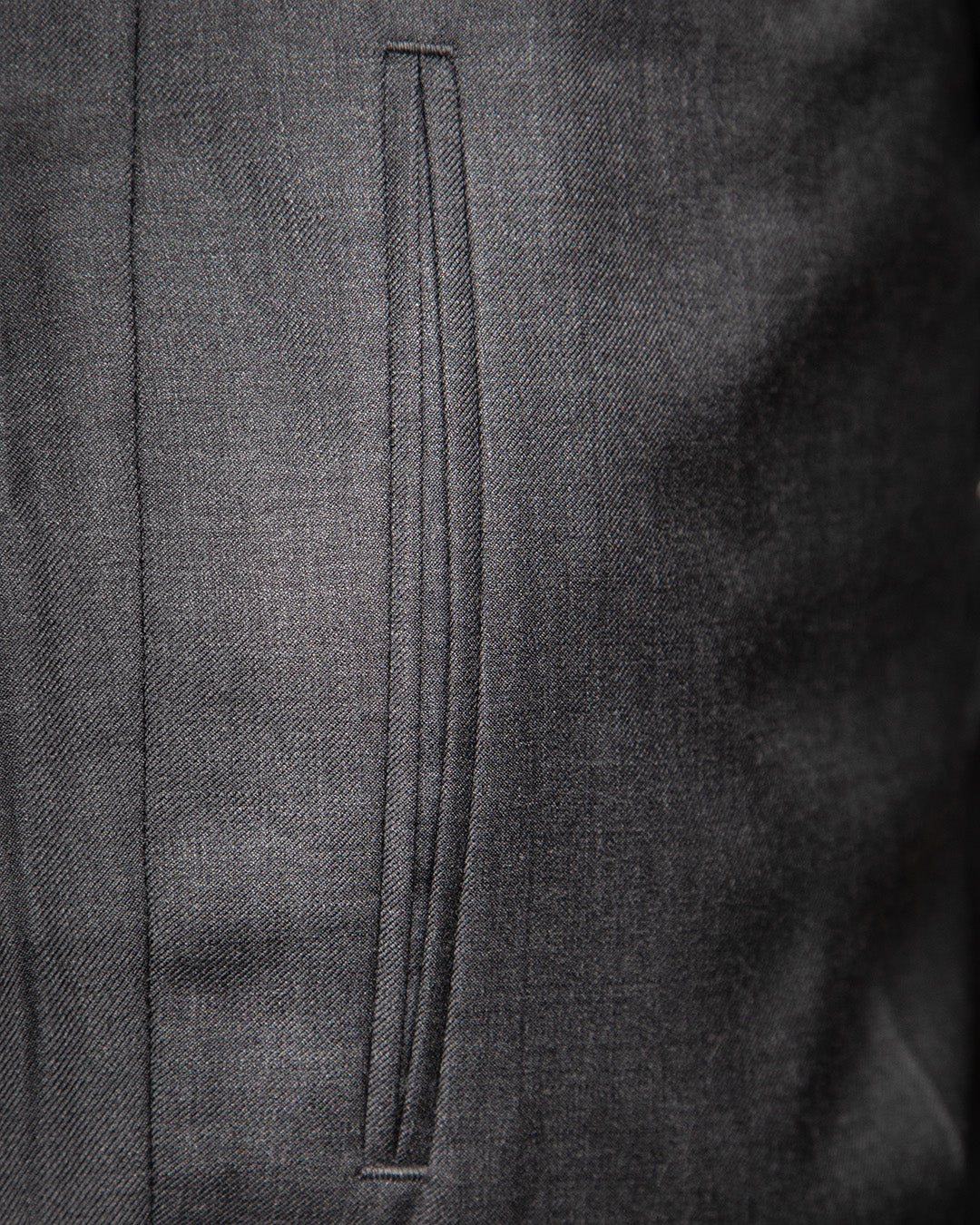 Perugino Double-Breasted Grey Wool Suit