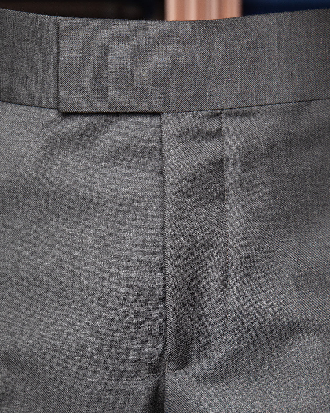Perugino Double-Breasted Grey Wool Suit