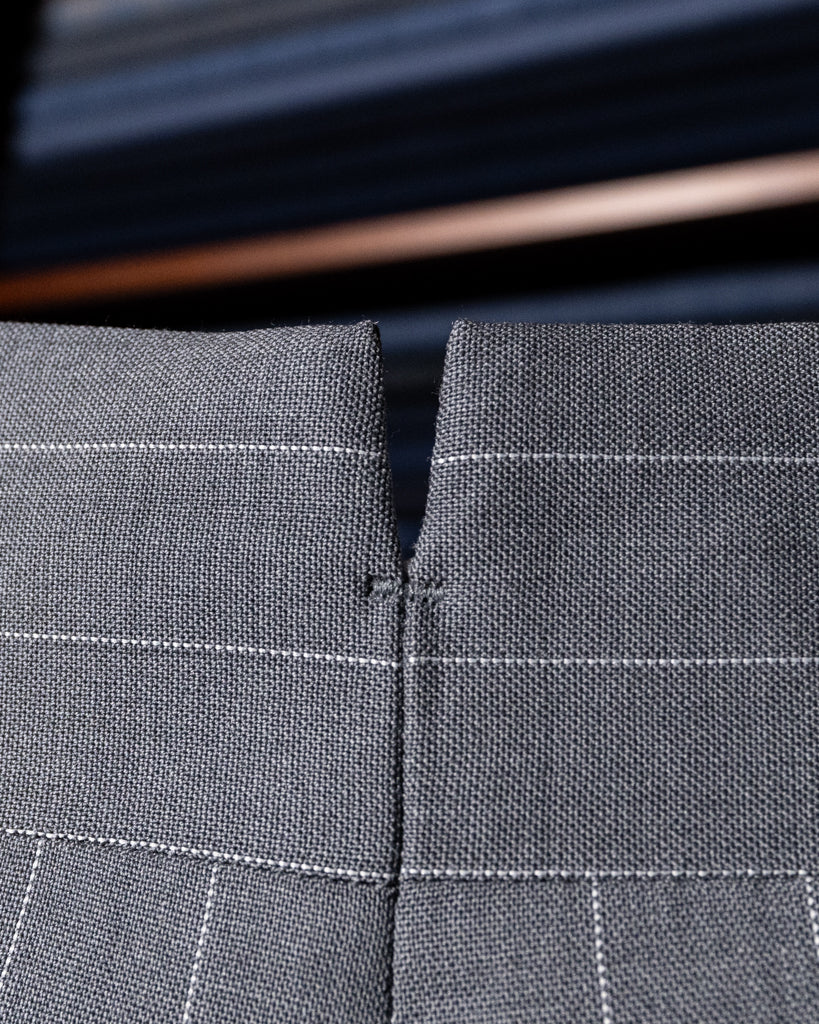 Perugino Ice Gray Pinstripe Suit