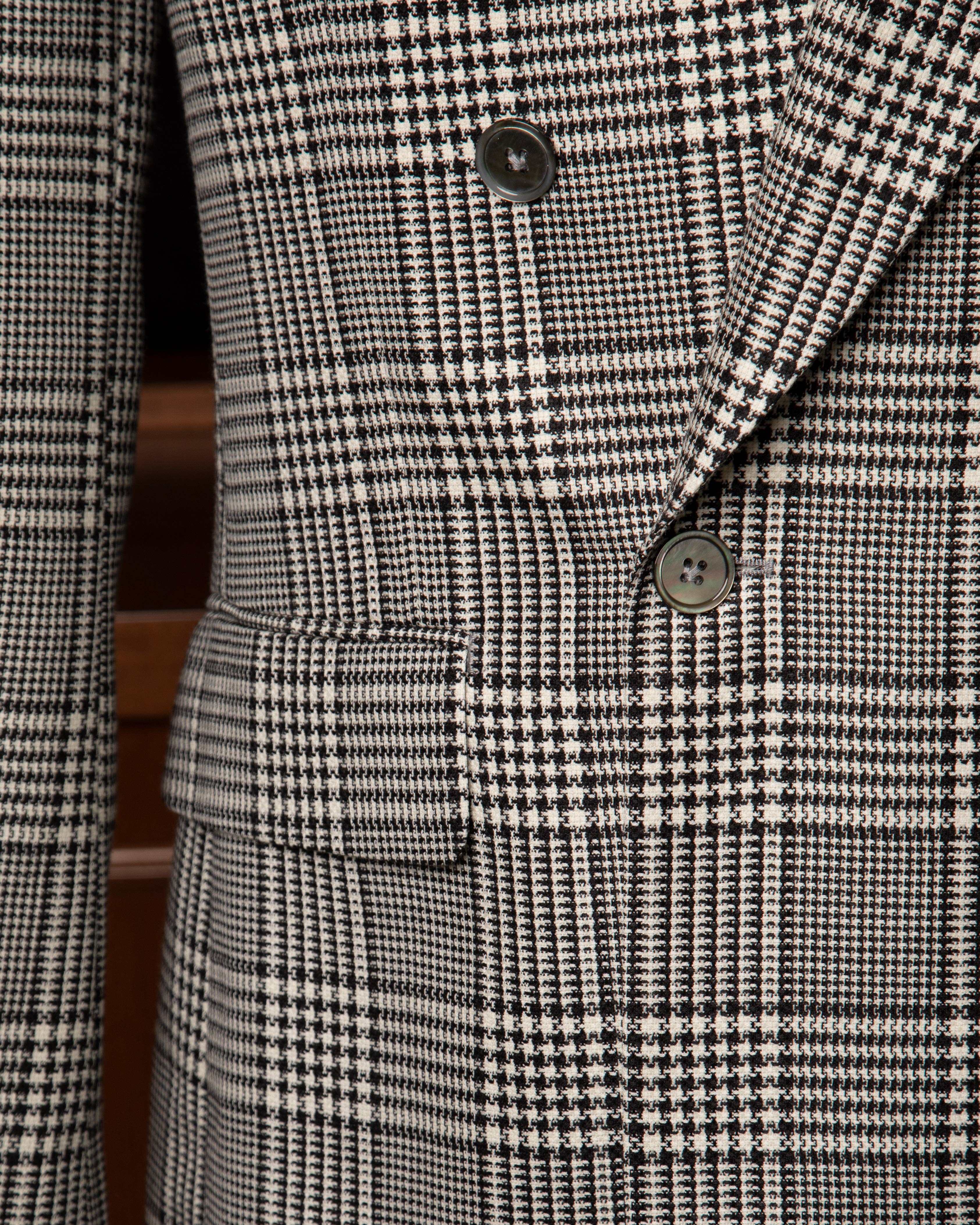 Perugino Glencheck Grey Suit