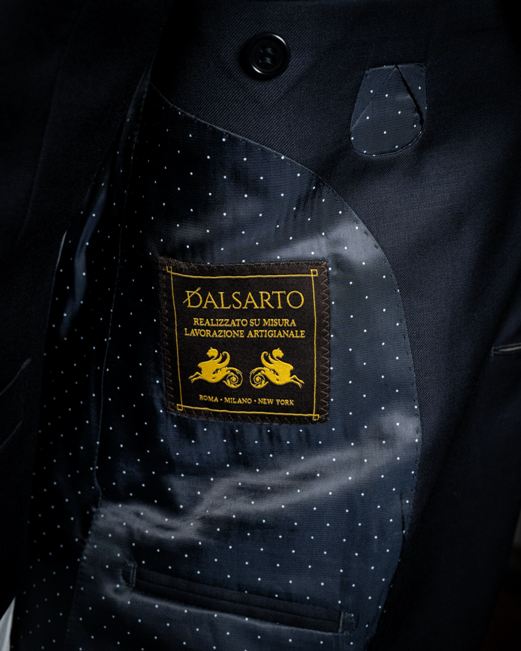 Abito Stile Smoking Donatello Navy Blue con Gilet