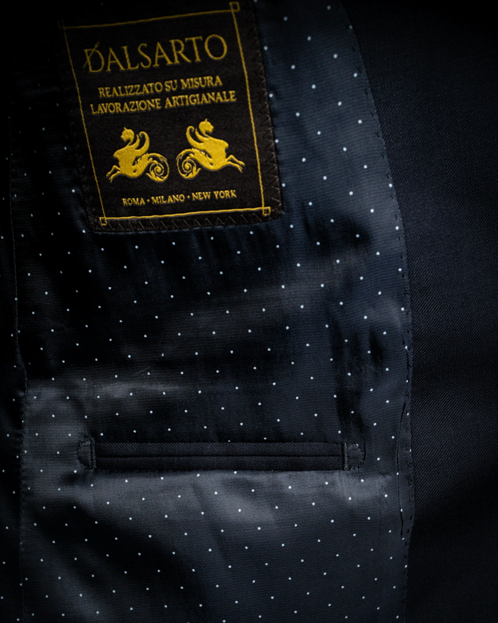 Abito Stile Smoking Donatello Navy Blue con Gilet