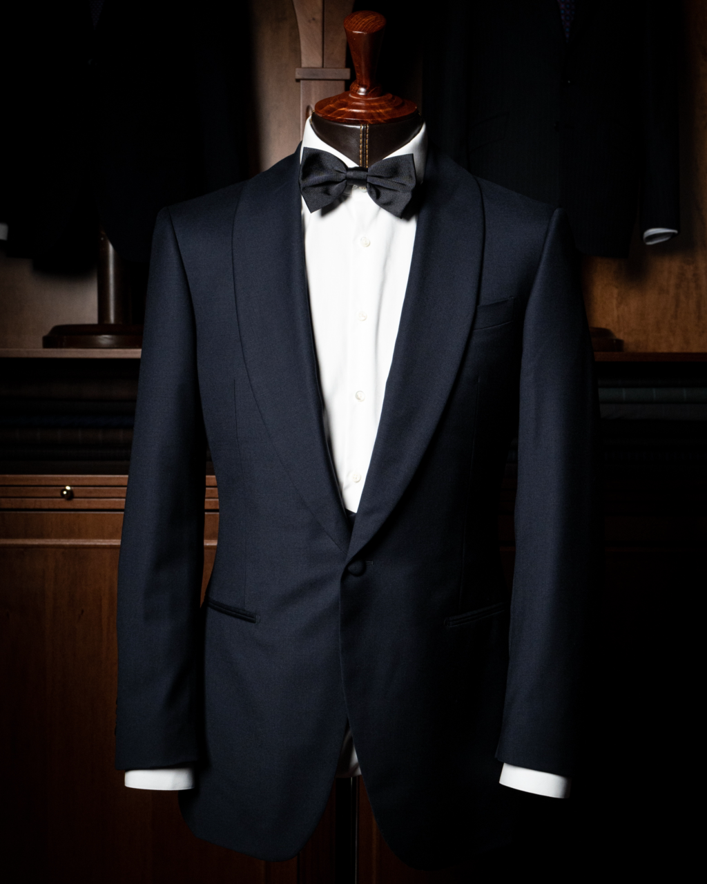 Abito Stile Smoking Donatello Navy Blue con Gilet