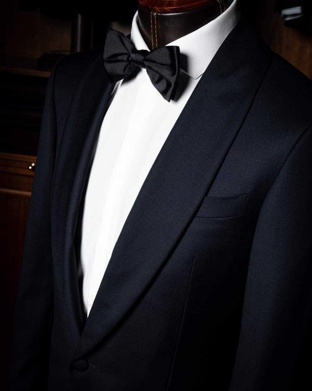 Abito Stile Smoking Donatello Navy Blue con Gilet