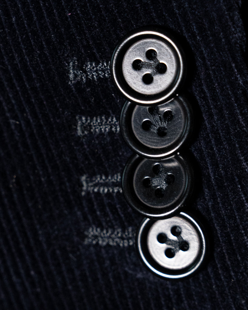 Abito Velluto Denim a Coste