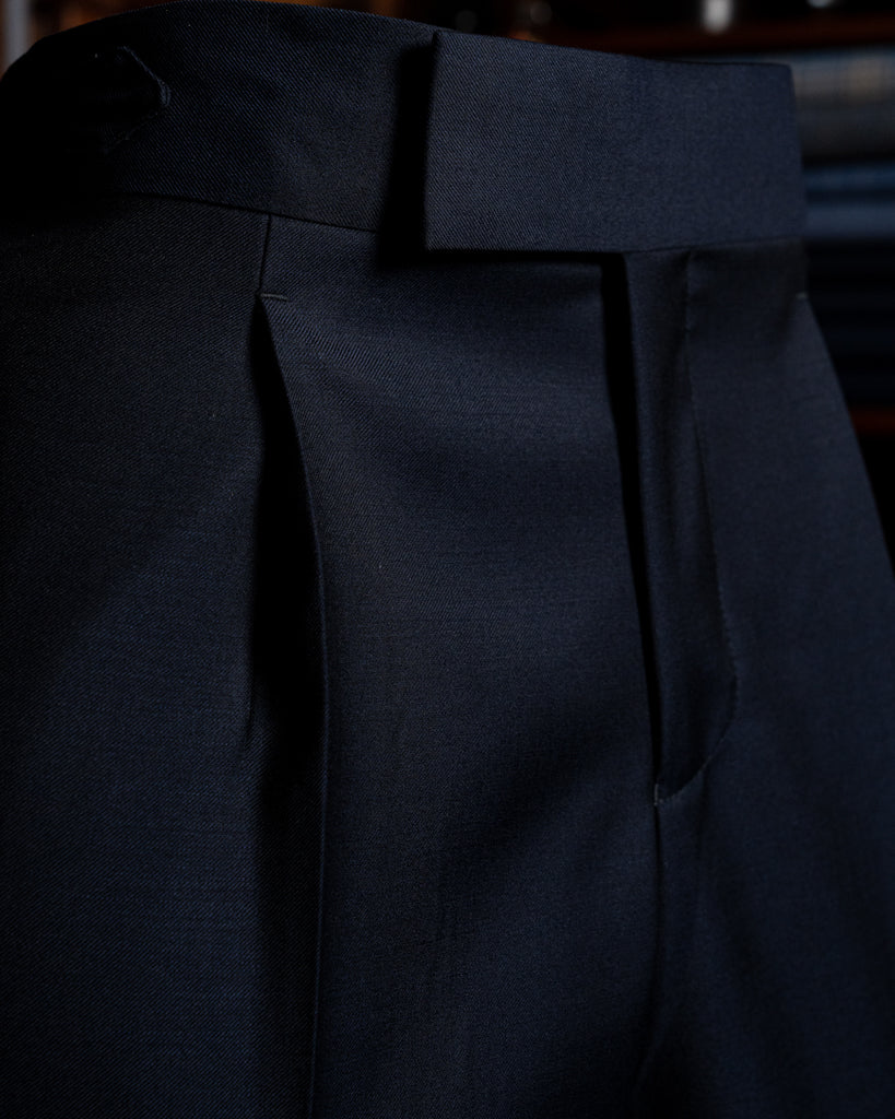 Abito Bernini Blu Navy con Gilet Verde